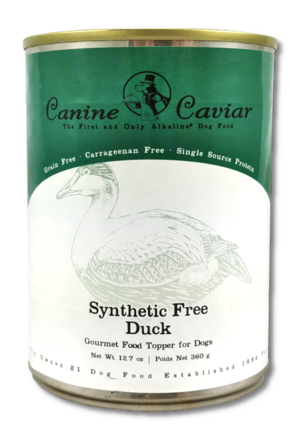 Canine Caviar Gourmet Food Topper Synthetic Free Duck