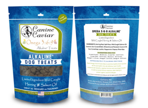 Canine Caviar Omega 3-6-9 Alkaline Treats Herring and Salmon Oil Recipe