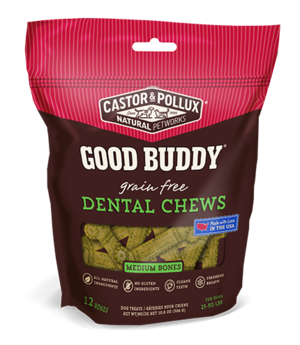 Castor & Pollux Good Buddy Grain Free Dental Chews Medium Bones