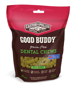 Castor & Pollux Good Buddy Grain Free Dental Chews Mini Bones