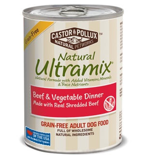 Castor & Pollux Natural Ultramix Beef & Vegetable Dinner - Grain Free Adult
