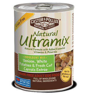 Castor & Pollux Natural Ultramix Venison, White Potatoes & Fresh Cut Carrots Entree - Grain Free Adult