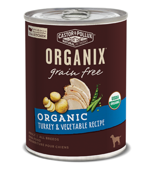 Castor & Pollux Organix Grain Free Organic Turkey & Vegetable Recipe