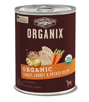 Castor & Pollux Organix Organic Turkey, Carrot & Potato Recipe