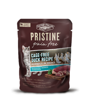 Castor & Pollux Pristine Grain Free Cage-Free Duck Recipe Morsels In Gravy