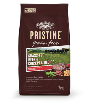 Castor & Pollux Pristine Grain Free Grass-Fed Beef & Chickpea Recipe