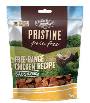 Castor & Pollux Pristine Grain Free Sausages Free-Range Chicken Recipe