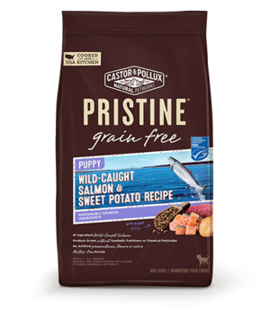 Castor & Pollux Pristine Grain Free Wild-Caught Salmon & Sweet Potato Recipe For Puppies