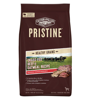 Castor & Pollux Pristine Grass-Fed Beef & Oatmeal Recipe With Healthy Grains