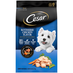Cesar Dry Dog Food Rotisserie Chicken Flavor