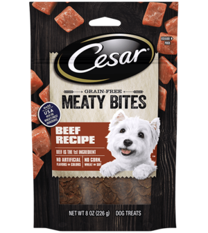 Cesar Grain-Free Meaty Bites Beef Recipe