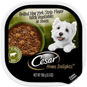 Cesar Home Delights Grilled New York Strip Flavor With Vegetables In Sauce