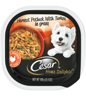Cesar Home Delights Harvest Potluck With Turkey In Gravy