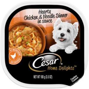 Cesar Home Delights Hearty Chicken & Noodle Dinner In Sauce