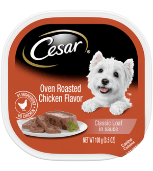 Cesar Classic Loaf In Sauce Oven Roasted Chicken Flavor