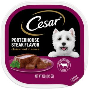Cesar Classic Loaf In Sauce Porterhouse Steak Flavor
