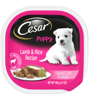 Cesar Classic Loaf In Sauce Lamb & Rice Recipe For Puppies