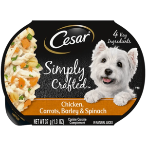 Cesar Simply Crafted Chicken, Carrots, Barley & Spinach