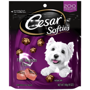 Cesar Softies Filet Mignon Flavor