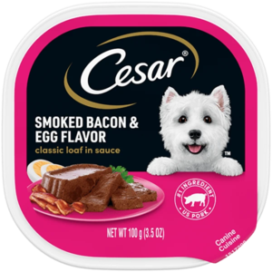 Cesar Classic Loaf In Sauce Smoked Bacon & Egg Flavor