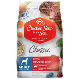 Chicken Soup For The Soul Classic Beef & Brown Rice Recipe For Adult Dogs