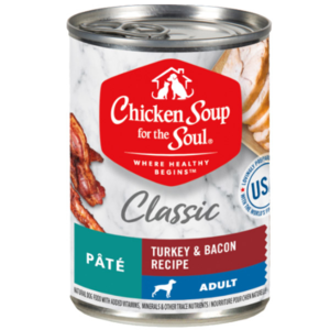 Chicken Soup For The Soul Classic Turkey & Bacon Recipe Pate For Adult Dogs