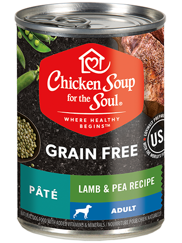 Chicken Soup For The Soul Grain Free Lamb & Pea Recipe Pate For Adult Dogs