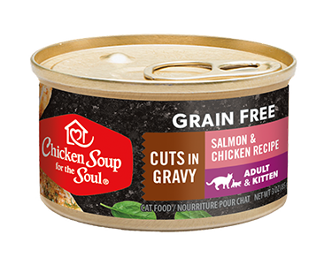 Chicken Soup For The Soul Grain Free Salmon & Chicken Recipe Cuts In Gravy