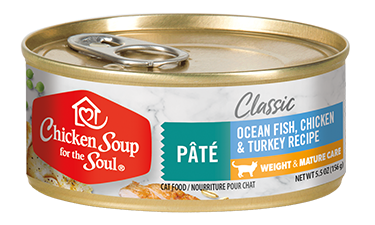 Chicken Soup For The Soul Classic Ocean Fish, Chicken & Turkey Recipe Pate For Weight & Mature Care