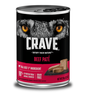 Crave Canned Dog Food Beef Pate