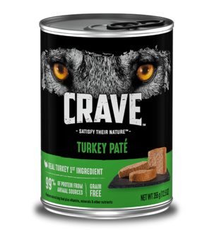 Crave Canned Dog Food Turkey Pate