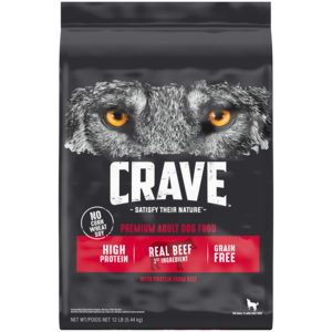 Crave Premium Adult Dog Food With Protein From Beef