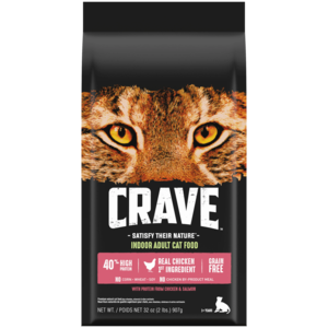 Crave Indoor Adult Dry Cat Food With Protein From Chicken ...