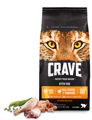 Crave Kitten Dry Food With Protein From Chicken