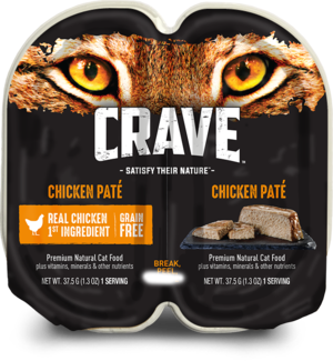 Crave Wet Cat Food Grain Free Chicken Pate