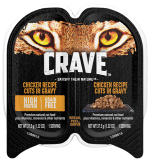 Crave Wet Cat Food Grain Free Chicken Recipe Cuts In Gravy