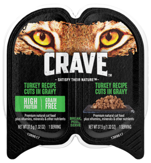 Crave Wet Cat Food Grain Free Turkey Recipe Cuts In Gravy