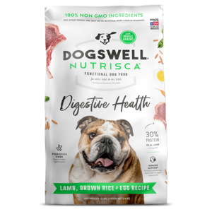 Dogswell Nutrisca Lamb, Brown Rice & Egg Recipe (Digestive Health)