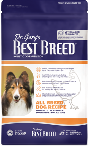 Dr. Gary's Best Breed Holistic Dog Nutrition All Breed Dog Recipe
