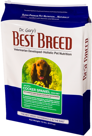 Dr. Gary's Best Breed Holistic Dog Nutrition Cocker Spaniel Dog Diet