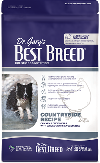 Dr. Gary's Best Breed Holistic Dog Nutrition Countryside Recipe