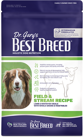 Dr. Gary's Best Breed Holistic Dog Nutrition Field & Stream Recipe