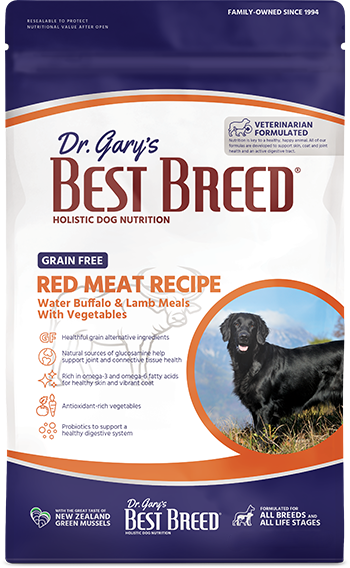 Dr. Gary's Best Breed Holistic Dog Nutrition Grain Free Red Meat Recipe