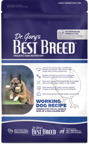 Dr. Gary's Best Breed Holistic Dog Nutrition Working Dog Recipe