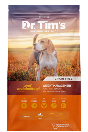 Dr. Tim's Dry Dog Food Metabolite Weight Management (Grain Free)