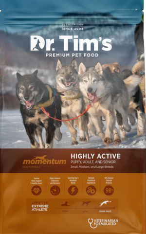 Dr. Tim's Dry Dog Food Momentum Highly Active Dog Formula
