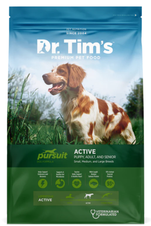 Dr. Tim's Dry Dog Food Pursuit Active Dog Formula