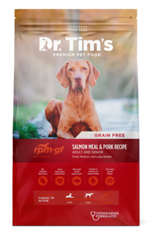 Dr. Tim's Dry Dog Food RPM Salmon Meal & Pork Recipe (Grain Free)