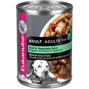 Eukanuba Canned Dog Food Beef & Vegetable Stew For Adult Dogs