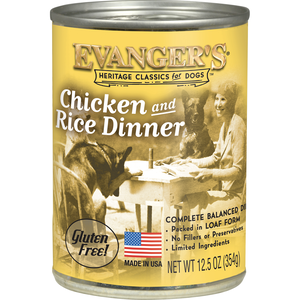 Evanger's Heritage Classic Chicken and Rice Dinner For Dogs